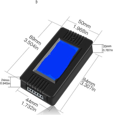 500A Digital Meter DC 0-200V 9 in 1 Voltmeter FL-15 Shunt(Meter with FL-15) in Saudi Arabia