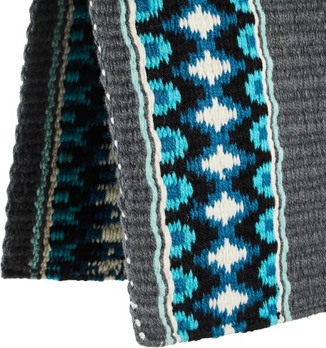 Mayatex Double Arrow 40x34 New Zealand Wool Saddle Bludle Blue 40in × 34in in Kuwait