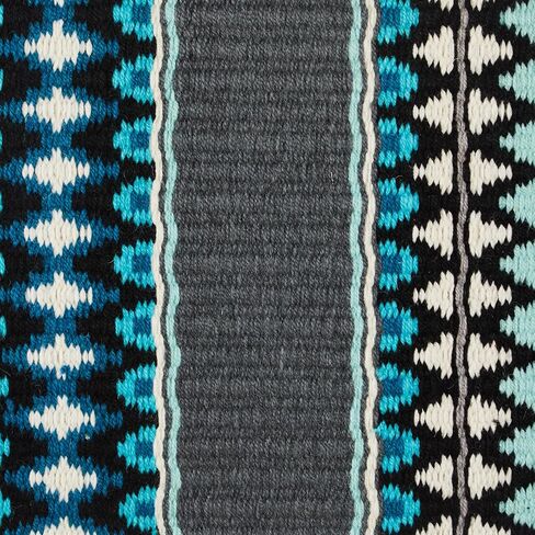 Mayatex Double Arrow 40x34 New Zealand Wool Saddle Bludle Blue 40in × 34in in Kuwait