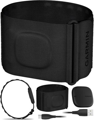 Garmin Index Sleep Monitor (S/M) - نطاق نوم ذكي مع مقاييس متطورة للتتبع والاسترداد ، HRV ، درجة حرارة الجلد وتتبع صحة المرأة ، Garmin Connect Connectible + Wearable4U PowerBank in Saudi Arabia