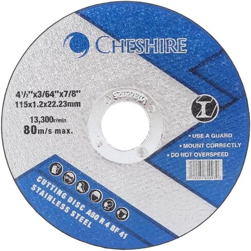 Cutting Discs - 4.5 Inch Fast Cutting Disc for Angle Grinder, Ultra-Thin Cut Off Wheels for Stainless Steel, Iron, and Metal, Professional Fast Stainless Steel Cut-Off Discs - (50 Pcs) in Saudi Arabia