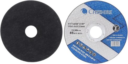 Cutting Discs - 4.5 Inch Fast Cutting Disc for Angle Grinder, Ultra-Thin Cut Off Wheels for Stainless Steel, Iron, and Metal, Professional Fast Stainless Steel Cut-Off Discs - (50 Pcs) in Saudi Arabia