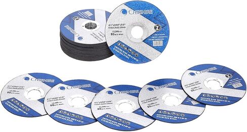 Cutting Discs - 4.5 Inch Fast Cutting Disc for Angle Grinder, Ultra-Thin Cut Off Wheels for Stainless Steel, Iron, and Metal, Professional Fast Stainless Steel Cut-Off Discs - (50 Pcs) in Saudi Arabia