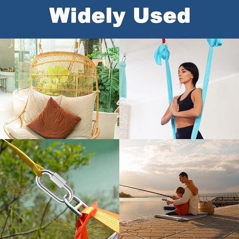 روابط سلسلة 15pcs من الفولاذ المقاوم للصدأ من الفولاذ المقاوم للصدأ ، موصل سلسلة فتح كبيرة د ، فائدة ، وروابط ، وروابط ، in Saudi Arabia