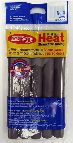 ThermOsleeve Plus semi-Rigid, 'Dual Wall Heat Shrinkable tubing (0.700" Diam - 6" Length) 5 pcs - Shrink Ratio 4:1 in Saudi Arabia
