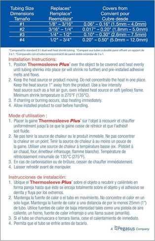 ThermOsleeve Plus semi-Rigid, 'Dual Wall Heat Shrinkable tubing (0.700" Diam - 6" Length) 5 pcs - Shrink Ratio 4:1 in Saudi Arabia