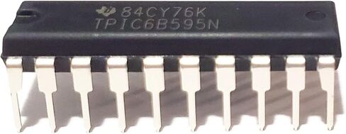 TPIC6B595N TPIC6B595 Power Logic 8-Bit Shift Register with 150mA/ch Breadboard-Friendly IC DIP-20 (Pack of 10) in Saudi Arabia