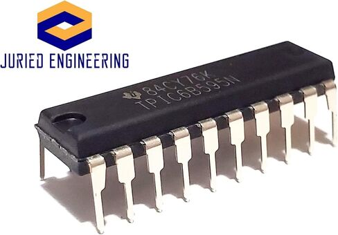 TPIC6B595N TPIC6B595 Power Logic 8-Bit Shift Register with 150mA/ch Breadboard-Friendly IC DIP-20 (Pack of 10) in Saudi Arabia
