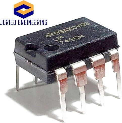 LM741CN/NOPB LM741CN LM741 Single 44V 1 MHz Operational Amplifier Op Amp Breadboard-Friendly IC DIP-8 (Pack of 10) in Saudi Arabia