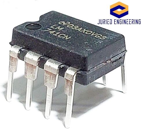 LM741CN/NOPB LM741CN LM741 Single 44V 1 MHz Operational Amplifier Op Amp Breadboard-Friendly IC DIP-8 (Pack of 10) in Saudi Arabia