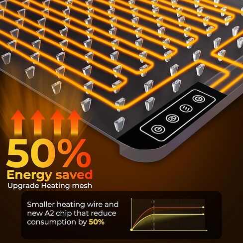 Togee®-Warming Mat For Food-Marble Extra Large Warming Trays For Buffets Party -6 temp settings- Electric Plate Heating for Countertop-rollup pads buffet parties-food warmers for parties buffet in Saudi Arabia