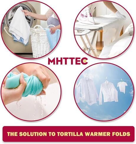 12 بوصة 2pcs تورتيلا تورتيلا دافئ بدلة داكنة بدلة أسود وزرقاء 3 كيس القماش التورتيلا دافئ للمطبخ in Kuwait