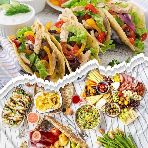 12 بوصة 2pcs تورتيلا تورتيلا دافئ بدلة داكنة بدلة أسود وزرقاء 3 كيس القماش التورتيلا دافئ للمطبخ in Kuwait