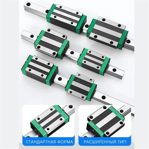 آلة التحكم في الكرة المزدوجة صامد الجوز 2PCS HGR15+DSG16H L300-1000MM+1 SET SFU1610 BALL SCELT+XB+4PCS HGW15CC للجزء (800 مم) in Saudi Arabia