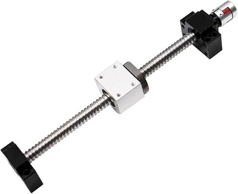 Metal Ball Screw nut Ball Screw Kit SFU1605 1610 450mm Ball Screw End Machined with BK12 BF12 +Single Nut +nut Holder+Coupling(SFU1610) in Saudi Arabia