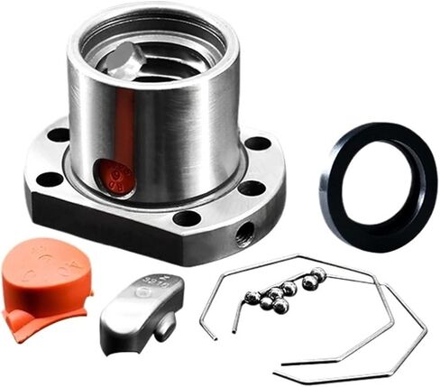 Metal Ball Screw nut Ball Screw Kit SFU1605 1610 450mm Ball Screw End Machined with BK12 BF12 +Single Nut +nut Holder+Coupling(SFU1610) in Saudi Arabia