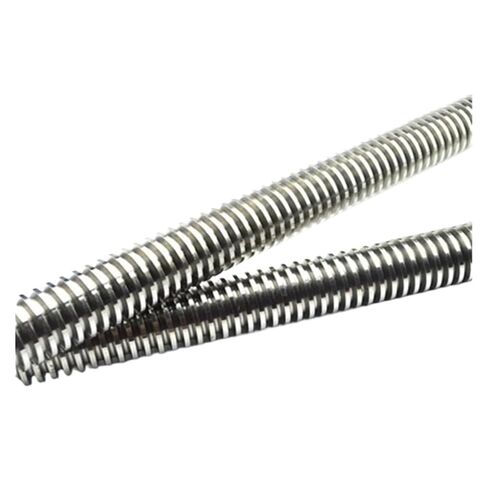 Linear Motion Ball Screw Precision Part 1pcs Stainless Steel Precision Trapezoidal Threaded Large Screw T14*3 Copper Nut(200mm) in Kuwait