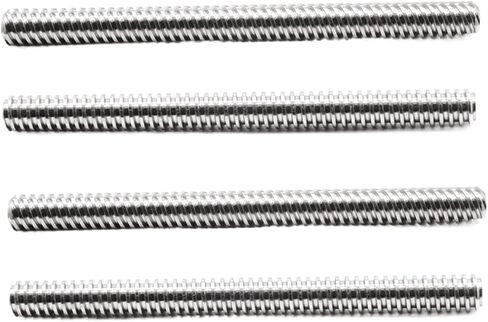 برغي الكرة المعدنية Nut T8 Lead Lead 100mm-500mm برغي الرصاص 8 مم براغي شبه منحرف ضوايا النحاس Leadscrew جزء CNC Pitch 2mm 8 مم (500 مم مع الجوز) in Saudi Arabia