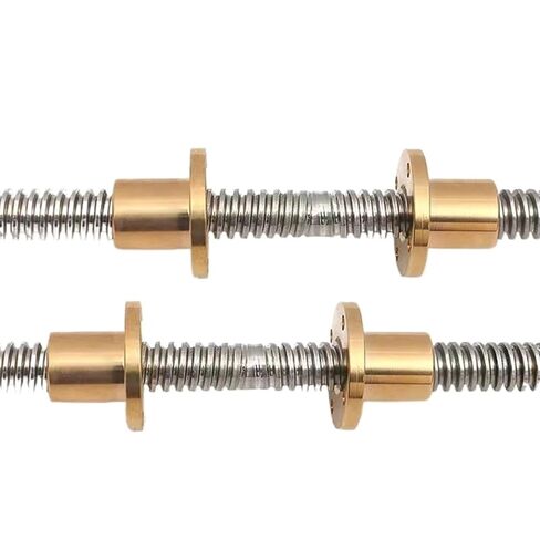 Double nut Ball Screw Control Machine 1pcs 304 Stainless Steel T20 Lead Screw Right-Left Length 100-600mm OD 20mm Lead 4mm with Nut for 3D Printer Part(350mm) in Kuwait