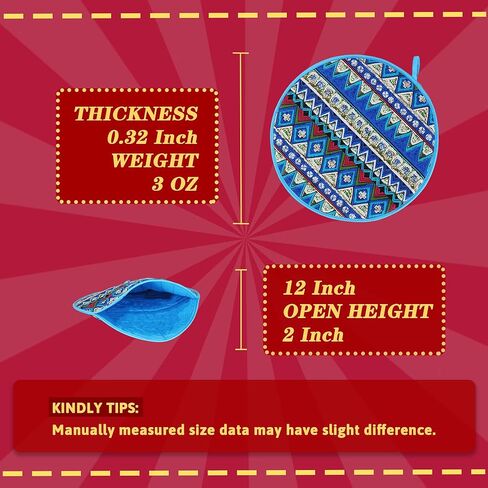 12 بوصة 2pcs تورتيلا تورتيلا دافئ بدلة داكنة بدلة أسود وزرقاء 3 كيس القماش التورتيلا دافئ للمطبخ in Kuwait