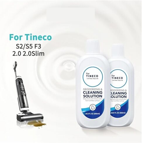 محلول سائل تنظيف الأرضية 500 مل | متوافق مع Tineco Floor One S3/S5/Ifloor/Breeze/S5 Combo/S7 Pro Vacuum Robot Parts (1pcs) in Saudi Arabia