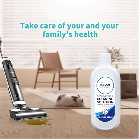 محلول سائل تنظيف الأرضية 500 مل | متوافق مع Tineco Floor One S3/S5/Ifloor/Breeze/S5 Combo/S7 Pro Vacuum Robot Parts (1pcs) in Saudi Arabia