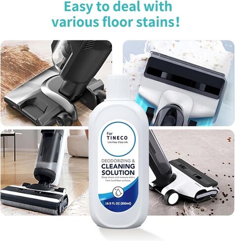 محلول سائل تنظيف الأرضية 500 مل | متوافق مع Tineco Floor One S3/S5/Ifloor/Breeze/S5 Combo/S7 Pro Vacuum Robot Parts (1pcs) in Saudi Arabia