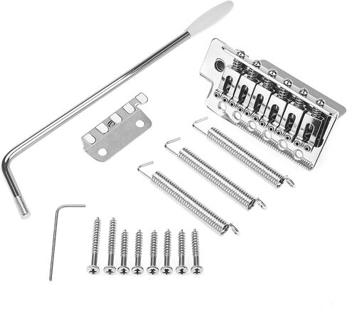 QWORK Guitar Tremolo Bridge Set, 52.5mm String Spacing, Electric Guitar Replacement Accessories in Saudi Arabia
