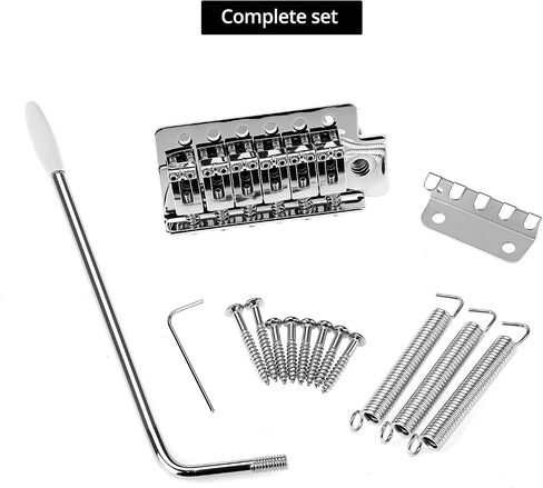 QWORK Guitar Tremolo Bridge Set, 52.5mm String Spacing, Electric Guitar Replacement Accessories in Saudi Arabia