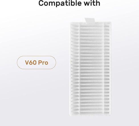 قطع غيار مرشحات HEPA ، متوافقة مع VEREFA V60M / V60 PRO / V60M PRO / V60M LITE / L20M / L20M PLUS ، ملحقات لفراغات الروبوت ، حزمة 2 من 2 in Saudi Arabia