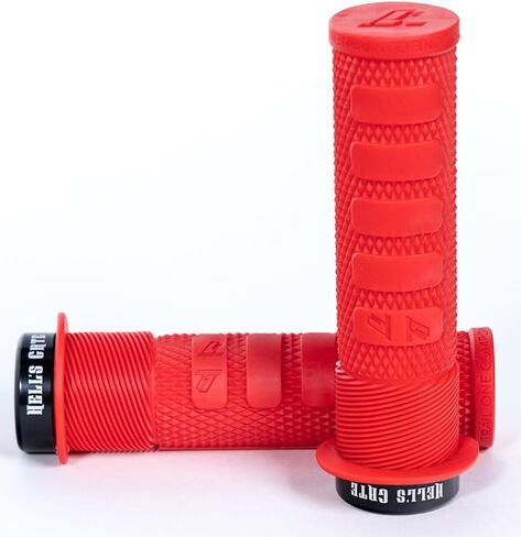 MTB Grips, Lock on, No-Twist, Grippy/Tacky, Cushioned - Hell's Gate Grips in Saudi Arabia