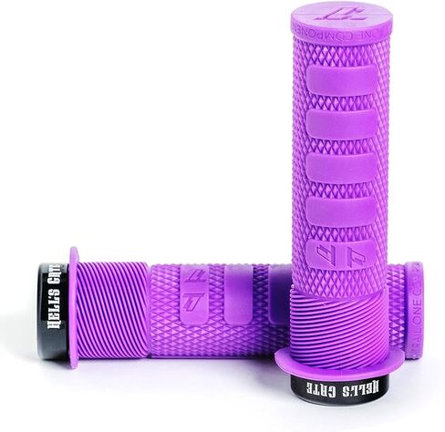 MTB Grips, Lock on, No-Twist, Grippy/Tacky, Cushioned - Hell's Gate Grips in Saudi Arabia