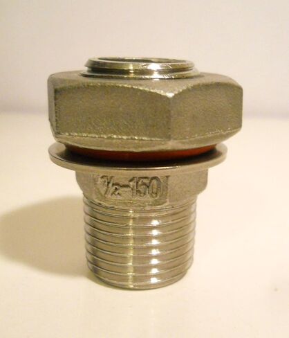 طقم Bulkhead Leldless لـ Brew Kettle أو الويسكي لا يزال - الفولاذ المقاوم للصدأ 1/2 "معدات NPT Homebrew in Saudi Arabia