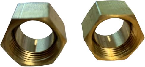 2 Pack Of Compression Nut & Sleeve Ferrule Compatible Replacement Part For Devilbiss Craftsman SSP-473 in Saudi Arabia