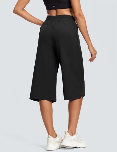 Women's Capri Pants Wide Leg Plus Size Lightweight Quick Dry Casual Summer Pants Sweatpants Hiking Walking in Saudi Arabia