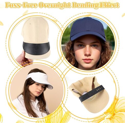 4 PCS HAT BRIM BERDER ، HAT Shaper HAT Curve Tool Skoyer ، HAT RESHAPER EASY SNAP-ON PLASTING BAND LIDS TOTIN in Kuwait