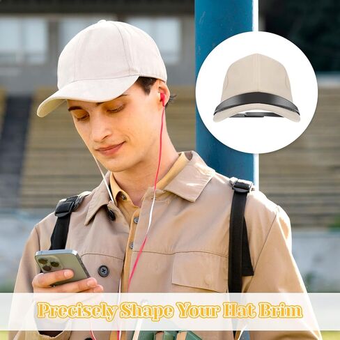 4 PCS HAT BRIM BERDER ، HAT Shaper HAT Curve Tool Skoyer ، HAT RESHAPER EASY SNAP-ON PLASTING BAND LIDS TOTIN in Kuwait