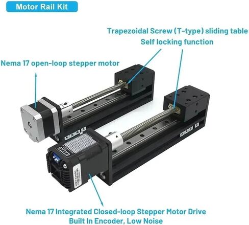 17 طاولة محرك مرحلة السكك الحديدية الخطية ذات العوامل المحركية T-type Mini Mini Table Table Motor Cnc CNC XYZ AXIS ACTITAR in Saudi Arabia