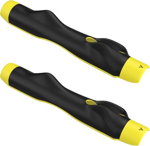 MoKo Golf Grip Trainer, 2 Pack Golf Training Aids for Correct Hand Position, Muscle Memory Trainer Practice Tool for All Levels to Enhance Grip Strength, Precision, Swing Skill, Yellow in Saudi Arabia