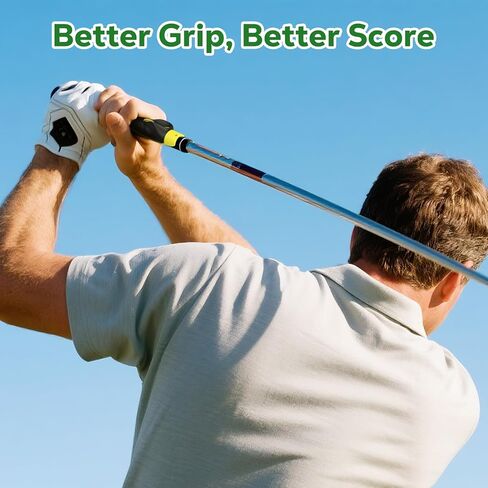 MoKo Golf Grip Trainer, 2 Pack Golf Training Aids for Correct Hand Position, Muscle Memory Trainer Practice Tool for All Levels to Enhance Grip Strength, Precision, Swing Skill, Yellow in Saudi Arabia
