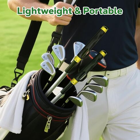 MoKo Golf Grip Trainer, 2 Pack Golf Training Aids for Correct Hand Position, Muscle Memory Trainer Practice Tool for All Levels to Enhance Grip Strength, Precision, Swing Skill, Yellow in Saudi Arabia