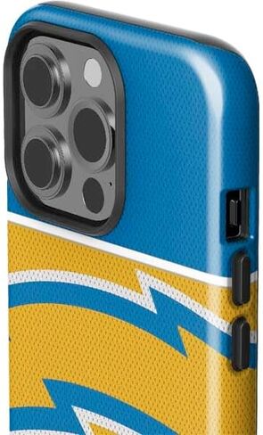 حالة هاتف Skinit Impact متوافقة مع iPhone 15 Pro - NFL Los Angeles Chargers تصميم كبير in Saudi Arabia