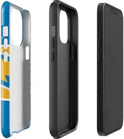 حالة هاتف Skinit Impact متوافقة مع iPhone 15 Pro - NFL Los Angeles Chargers تصميم كبير in Saudi Arabia