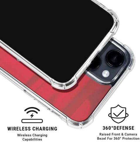 Skinit Clear Phone Case متوافق مع iPhone 14 - تصميم NFL Kansas City Chief المرخص رسميًا in Saudi Arabia