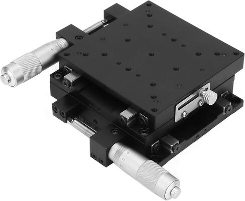 XY Cross Roller Linear Olear ، مرحلة ضبط دقيقة يدويًا مع ميكرومتر ، لمسار الانزلاق الخطي ، مناسب لفحص دقة المختبر in Saudi Arabia
