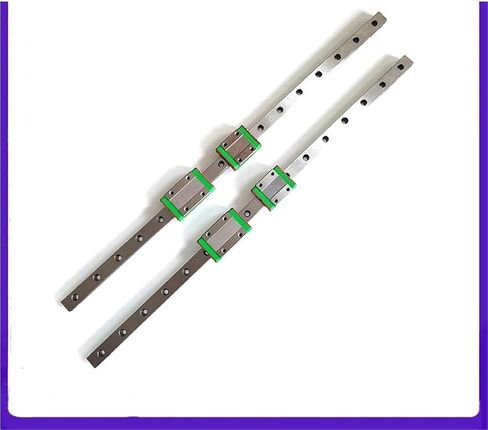 MGN7 H MGN9 H MGN12 H من 100 مم إلى 1000 مم شريحة سكة حديد مصغرة 1PCS دليل MGN+1PCS MGN Carriage 3D Part 1PCs (MGN9 H ، 150mm) in Saudi Arabia