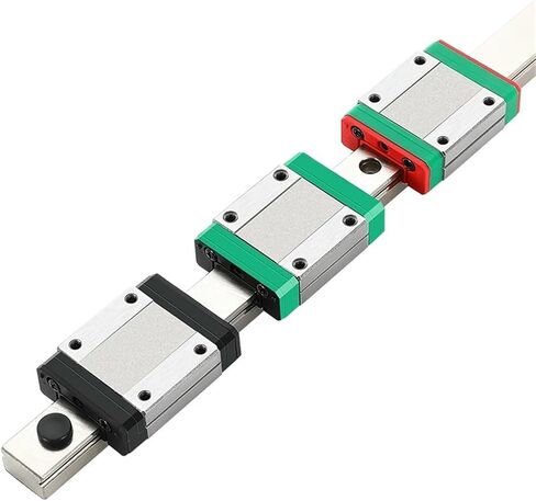 MGN7 H MGN9 H MGN12 H من 100 مم إلى 1000 مم شريحة سكة حديد مصغرة 1PCS دليل MGN+1PCS MGN Carriage 3D Part 1PCs (MGN9 H ، 150mm) in Saudi Arabia