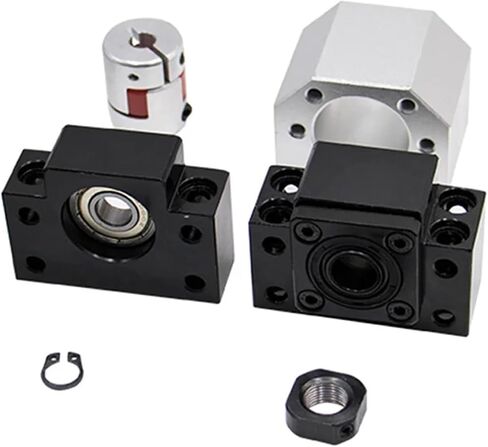 1 Set Ball Screw BKBF12 End Support Bearing +DSG16H Nut Housing + XB25*30-8 * 10 Coupling in Saudi Arabia