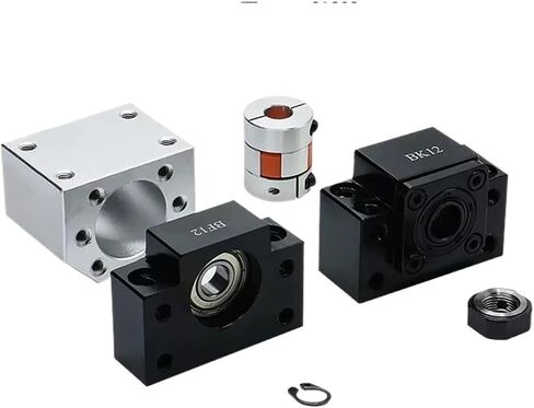 1 Set Ball Screw BKBF12 End Support Bearing +DSG16H Nut Housing + XB25*30-8 * 10 Coupling in Saudi Arabia