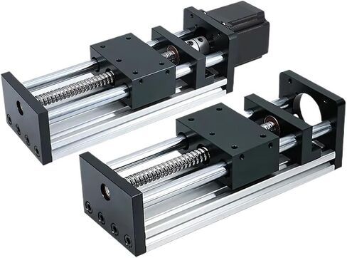 GGP Sliding Stage Travel 100-500mm SFU1204 Ball Screw 3D Printer CNC Motion Table Linear Guide 1Pcs(for Nema17,Effective Stroke 200) in Saudi Arabia